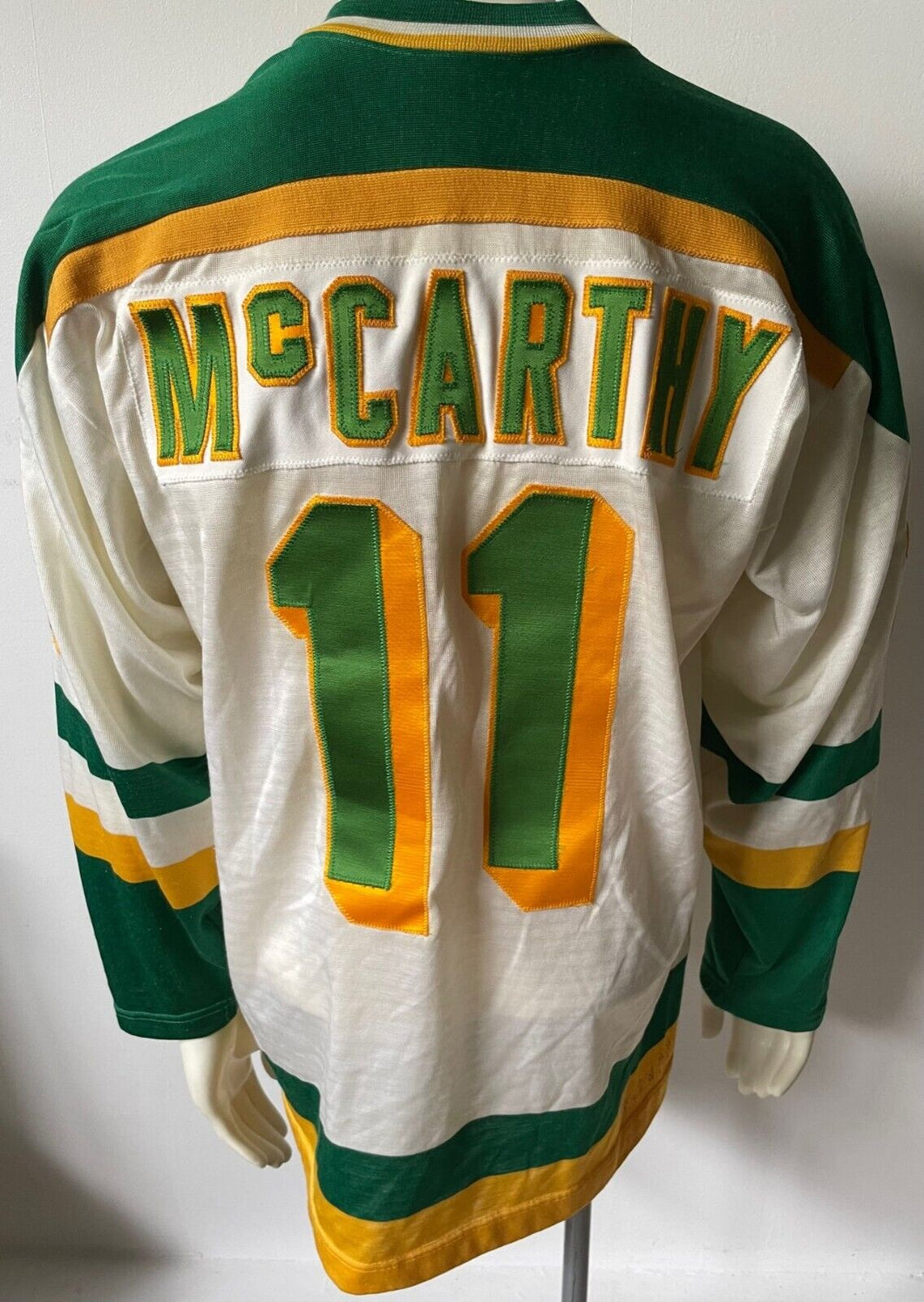Minnesota North Stars Sandow Durene Tom McCarthy #11 Jersey NHL Hockey Vintage