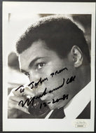 1988 Muhammad Ali Signed Posed Portrait Photo Autographed JSA LOA Boxing