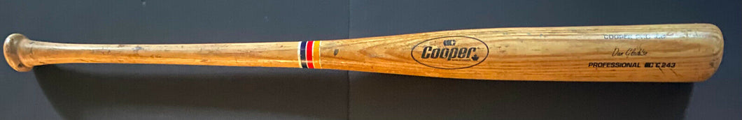 Dan Gladden Game Used Batting Practice Cooper Baseball Bat Minnesota Twins MLB