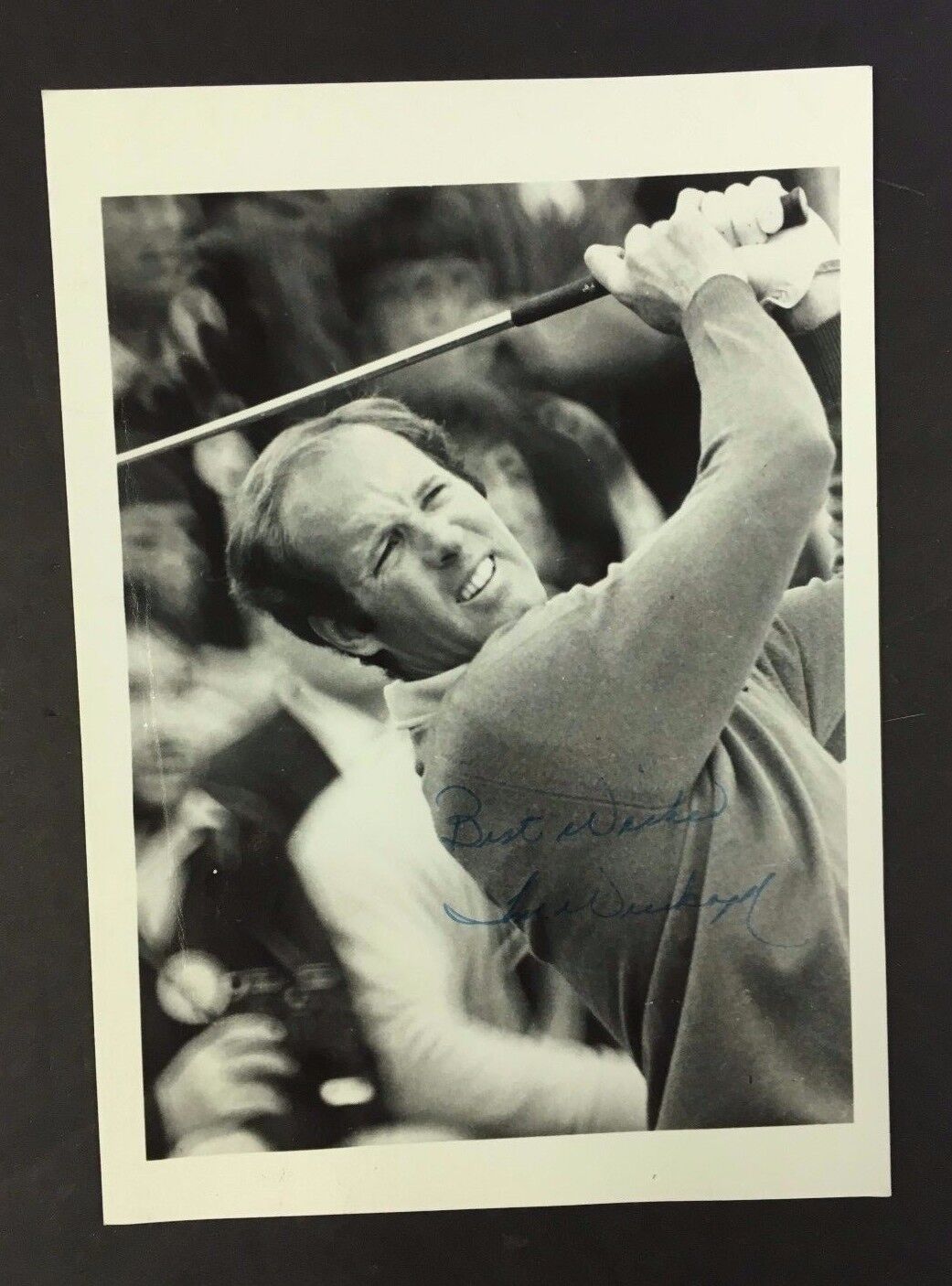 Tom Weiskopf PGA Golfer Autographed Picture Signed Photo Vintage Sports