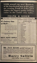 Load image into Gallery viewer, 1933 NHL Hockey Game Program Detroit Redwings Chicago Blackhawks Olympia
