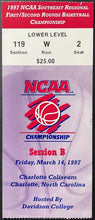 Load image into Gallery viewer, 1997 NCAA Basketball Tournament 1st / 2nd Round Championship Game Ticket x2
