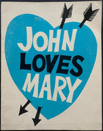 1960 Vintage Signed John Loves Mary Autographed Theater Program James Garner
