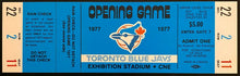 Load image into Gallery viewer, 1977 MLB Baseball Toronto Blue Jays First Game Tickets (6) Each Colour Very Rare
