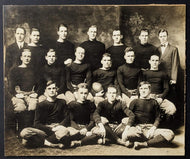 Early 1900s Type 1 Photo Football Team Photo Springfield Massachusetts College