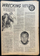 1947 Vintage American Weekly Issue W/ Pioneering Boxing Brain Injuries Article