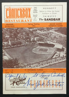 1951 St. Louis Cardinals v New York Giants MLB Baseball Spring Training Program