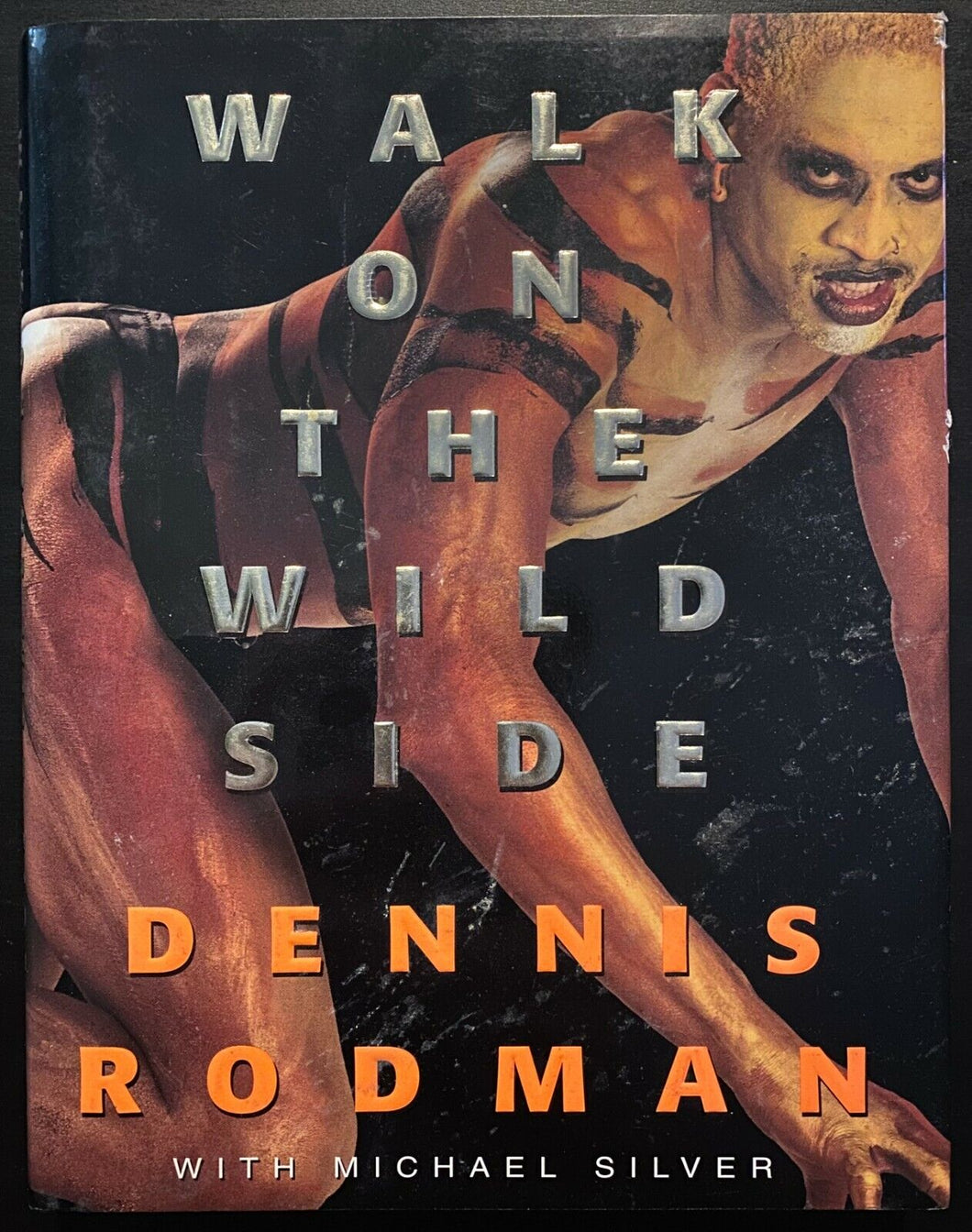 1997 Autographed NBA Basketball Dennis Rodman Walk On The Wild Side Bio Signed