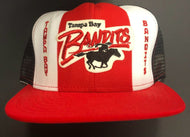 1980s Vintage USFL Football Tampa Bay Bandits Snapback Hat