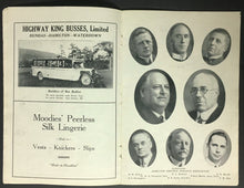 Load image into Gallery viewer, 1926 Hamilton Amateur Athletic Association Tiger Football Club Program Rare CFL
