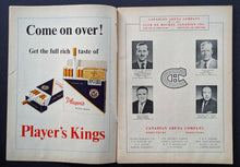 Load image into Gallery viewer, 1967 Montreal Forum NHL Hockey Program Toronto Maple Leafs Montreal Canadiens
