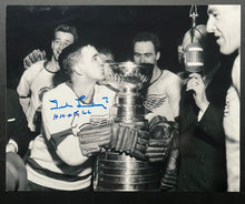 Load image into Gallery viewer, Ted Lindsay Autographed Signed NHL Hockey Stanley Cup Photo HOF 66 Inscribed
