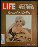 1972 Vintage Life Magazine Remember Marilyn Monroe Memorial Tribute Cover Retro
