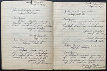 Load image into Gallery viewer, 1920's CCM Scribbler Red Exercise Book Bicycles Featured Cover Vintage Original
