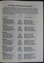 Load image into Gallery viewer, 1956-1957 NHL Jim Hendy's Press &amp; Radio Guide + Who's Who In Hockey Vintage
