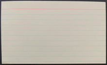 Load image into Gallery viewer, Tommy Douglas Signed Index Card Canadian Politician Autographed History JSA LOA
