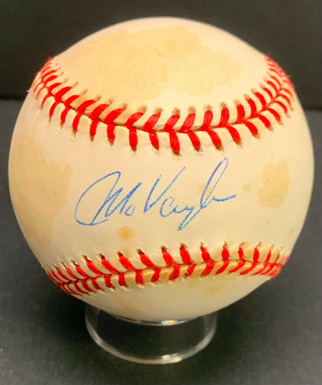 Mo Vaughn Signed Autographed American League Rawlings Baseball