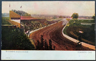 1900's Vintage Woodbine Racetrack Postcard Old Toronto Horse Racing Post Card