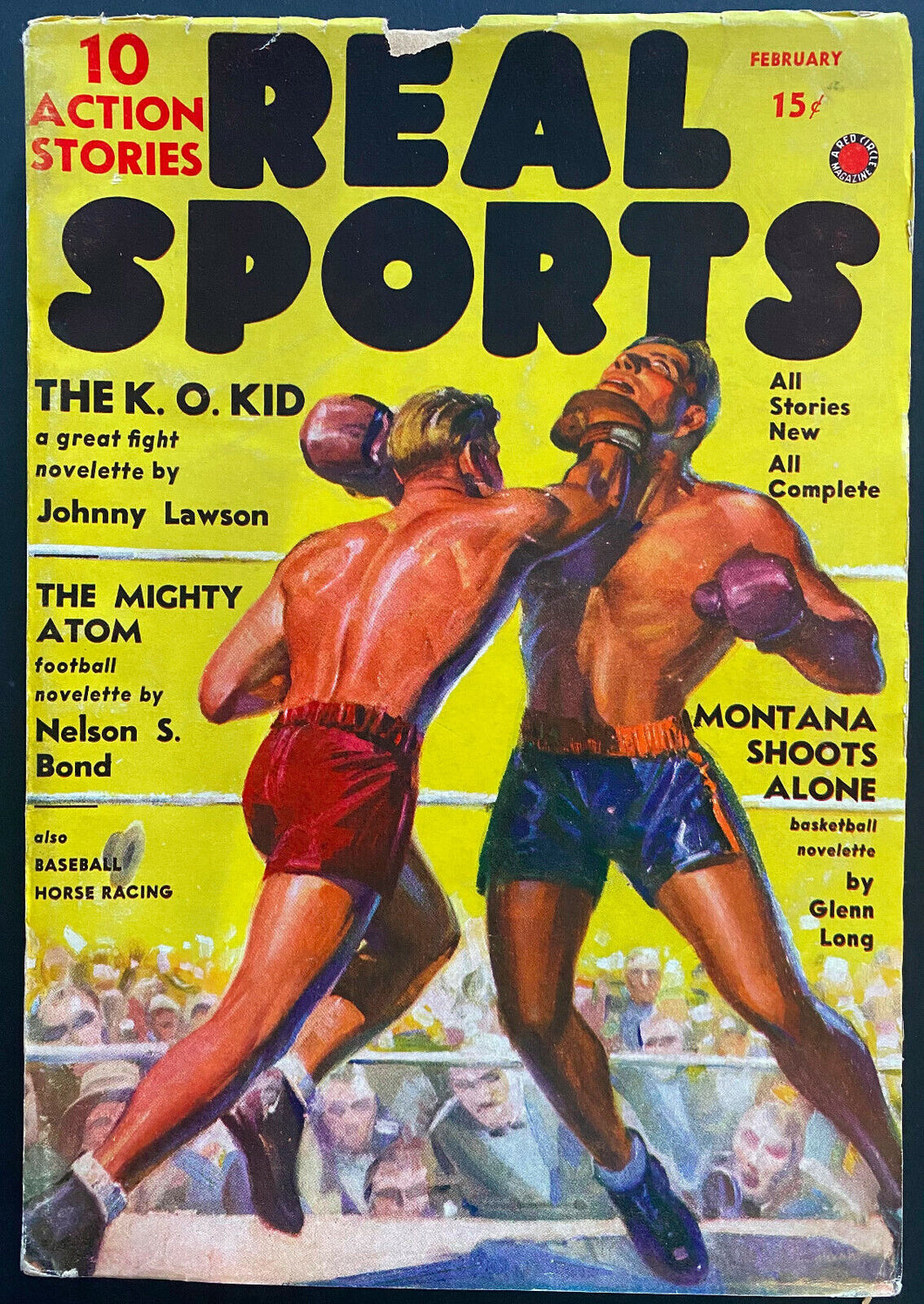 Boxing Pulp Covers Vintage Real Sports Pulp Magazine February 1930 Boxing Publication ...