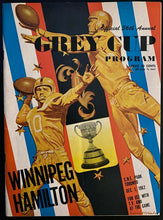 Load image into Gallery viewer, 1962 Vintage Football Program Fog Bowl Hamilton Tiger Cats Winnipeg Blue Bombers
