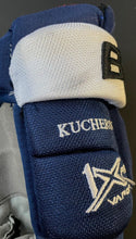 Load image into Gallery viewer, 2020 Nikita Kucherov Game Worn Bauer Hockey Gloves Photo Matched Tampa Bay NHL
