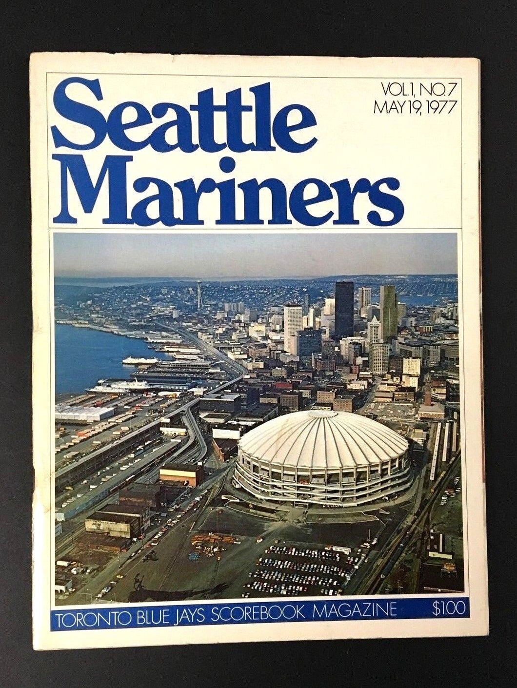 1977 Seattle Mariners Vs Toronto Blue Jays MLB Baseball Program Inaugural Season