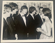 1964 Type 1 Photo The Beatles London Premier Hard Days Night Movie Vintage LOA