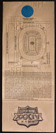 2000 NFL Football Super Bowl XXXIV Ticket St Louis Rams Beat Tennessee Titans