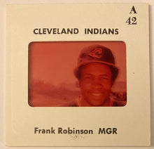 Load image into Gallery viewer, 1976 MLB Baseball American League 35mm Slides (10) Cleveland Indians Robinson

