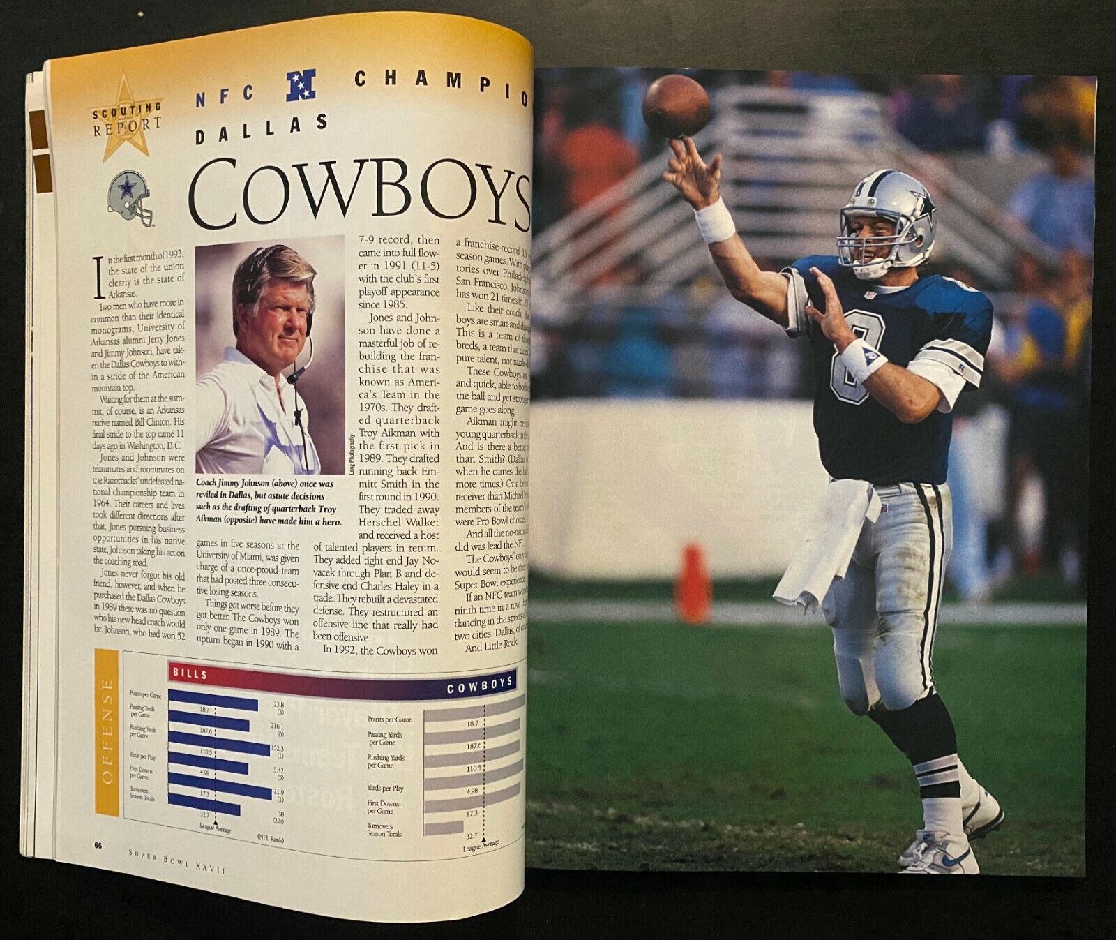 Matchbox Dallas Cowboys 1993 – Edizione Limitata Super Bowl XXVII – Trattore Con Rimorchio 1:24