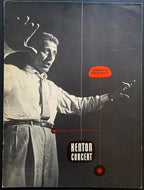 1950's Stan Kenton Orchestra Tour Program Music Jazz Artist Pianist Vintage