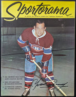 1967 Yvan Cournoyer Autographed Sportorama Magazine Signed Montreal Canadiens