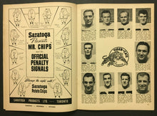 Load image into Gallery viewer, 1956 CFL Football Program Hamilton Tiger Cats vs Toronto Argonauts Unscored
