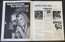 Load image into Gallery viewer, 1969 Olympia Stadium NHL Hockey Program Red Wings vs Maple Leafs Old-Timers Game
