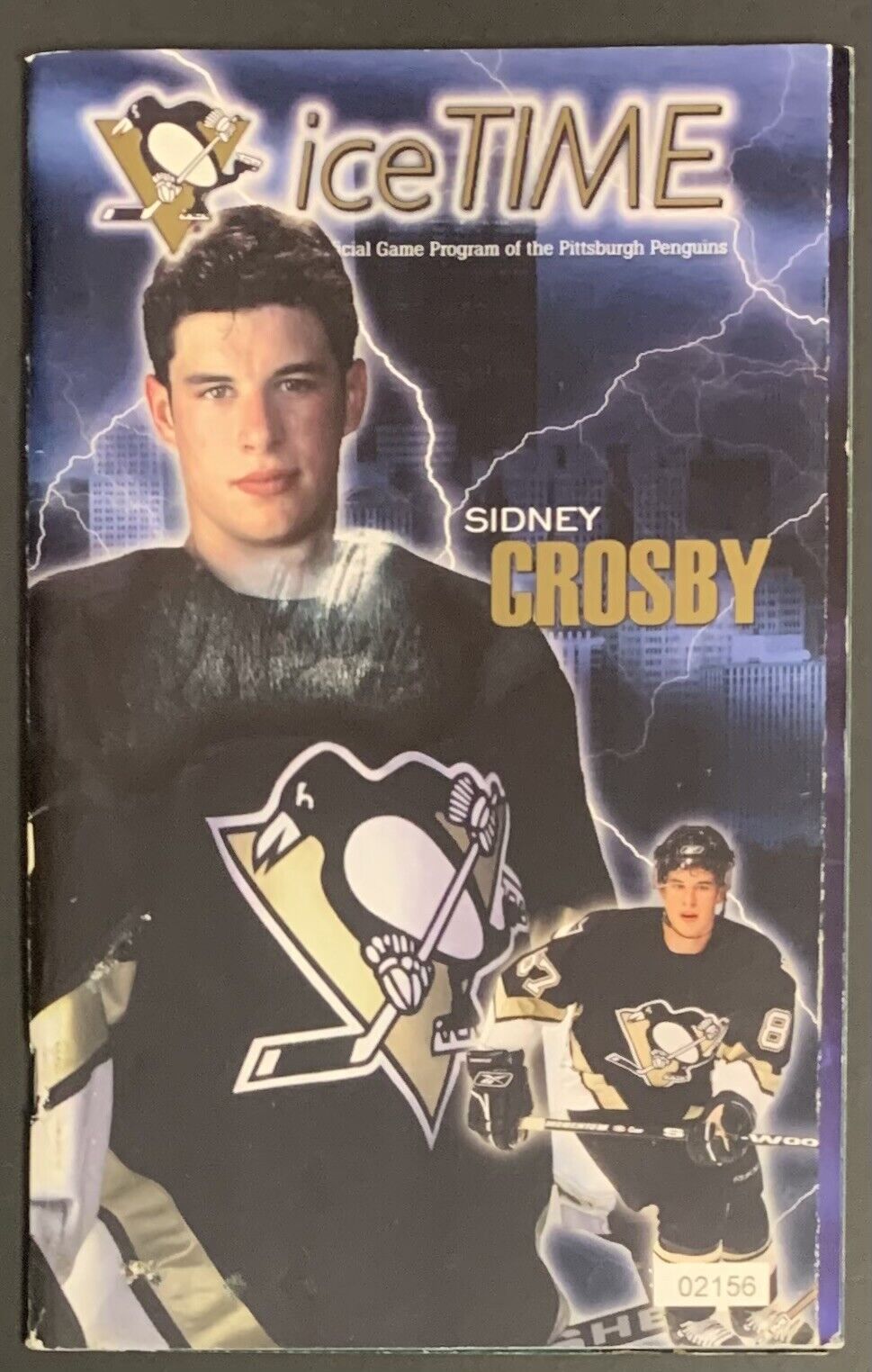 2005 LTD Edition Program Sidney Crosby 1st Regular Season NHL Hockey Game