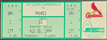 Load image into Gallery viewer, 1999 Mark McGwire 500th Home Run Full Unused Ticket St. Louis Cardinals MLB VTG

