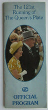 Load image into Gallery viewer, 1980 Woodbine Racetrack 121st Running Queen's Plate Program Driving Home
