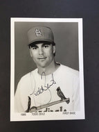 1995 Tod Zeile Autograph Baseball Photo Official Major League Picture ST Louis