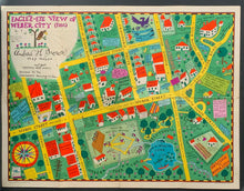 Load image into Gallery viewer, 1935 Amos N&#39; Andy Pictorial Weber City Map Pepsodent Promo + Original Envelope
