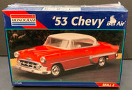 Monogram 1953 Chevy Bel Air 1:24 Model Kit Vintage Car Factory Sealed
