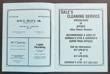 Load image into Gallery viewer, 1986 Gorman`s Gym Old Fashion Club Fights Program Boxing Don Curry Vintage Rare
