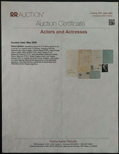 Load image into Gallery viewer, 1986 Katharine Hepburn Signed Cut Personal Stationary Autographed Celebrity JSA
