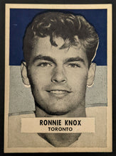 Load image into Gallery viewer, 1959 General Mills Wheaties CFL Football Ronnie Knox Toronto Argonauts Card Rare
