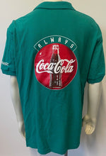 Load image into Gallery viewer, Maple Leaf Gardens Concessions Staff Shirt Coca Cola Logo Polo Toronto MLG
