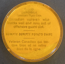 Load image into Gallery viewer, 1963 Nalley&#39;s Potato Chips CFL Football Token Plastic Coin #53 Gino Denobile
