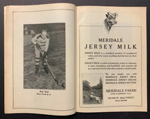 Load image into Gallery viewer, 1926 Madison Square Garden Amateur Hockey Program Doubleheader Boston New York
