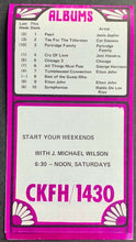 Load image into Gallery viewer, 1971 CKFH Radio Survey Record Chart Toronto Music Paul McCartney April 12th
