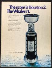 Load image into Gallery viewer, 1975-1976 WHA Hockey Program San Diego Mariners vs Phoenix Roadrunners Vintage
