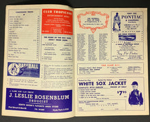 Load image into Gallery viewer, 1958 Comiskey Park MLB Baseball Program Chicago White Sox vs NY Yankees Vintage
