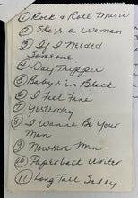 Load image into Gallery viewer, 1966 The Beatles Package Incl Concert Tour Program Ticket Chum Chart Set List

